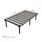 Kit Policarbonato Branco 6mm 10,00m X 2,00m - Perfis Naturais