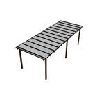 Kit Policarbonato Branco Refleivo 6mm 8,00m X 6,00m - Perfis