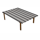 Kit Policarbonato Branco Refletivo 6mm 4,00m X 6,00m - Perfis