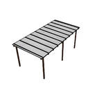 Kit Policarbonato Branco Refletivo 6mm 6,00m X 3,00m - Perfis