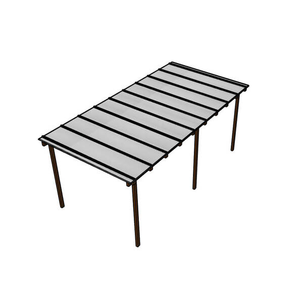 Kit Policarbonato Branco Refletivo 6mm 6,00m X 3,00m - Perfis