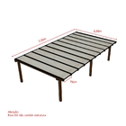 Kit Policarbonato Branco Refletivo 6mm 7,00m X 6,00m - Perfis