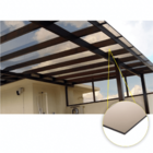 Kit Policarbonato Bronze 3mm 4,00m X 3,00m - Perfis Naturais