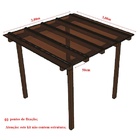 Kit Policarbonato Bronze 4mm 2,00m X 3,00m - Perfis Naturais