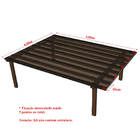 Kit Policarbonato Bronze 4mm 4,00m X 4,00m - Perfis Naturais