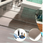 Kit Policarbonato Bronze 4mm 6,00m X 3,00m - Perfis Naturais