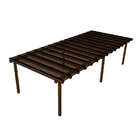 Kit Policarbonato Bronze 4mm 7,00m X 3,00m - Perfis Naturais