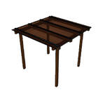 Kit Policarbonato Bronze 6mm 2,00m X 2,00m - Perfis Naturais