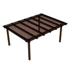 Kit Policarbonato Bronze 6mm 4,00m X 1,50m - Perfis Naturais