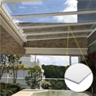 Kit Policarbonato Compacto Cristal 3mm 4,00m X 3,00m - Perfis