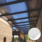 Kit Policarbonato Cristal 4mm 3,00m X 4,00m - Perfis Bronze