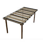 Kit Policarbonato Cristal 4mm 4,00m X 2,00m - Perfis Naturais