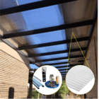 Kit Policarbonato Cristal 4mm 5,00m X 2,00m - Perfis Naturais