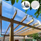 Kit Policarbonato Cristal 4mm 5,00m X 2,00m - Perfis Naturais