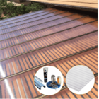 Kit Policarbonato Cristal 4mm 6,00m X 3,00m - Perfis Naturais