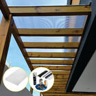 Kit Policarbonato Cristal 6mm 6,00m X 3,00m - Perfis Naturais