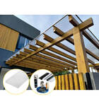 Kit Policarbonato Cristal 6mm 7,00m X 4,00m - Perfis Naturais