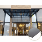 Kit Policarbonato Fume 3mm 4,00m X 3,00m - Perfis Naturais