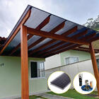 Kit Policarbonato Fume 6mm 6,00m X 1,00m - Perfis Naturais