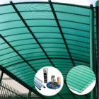 Kit Policarbonato Verde 6mm 6,00m X 2,00m - Perfis Naturais