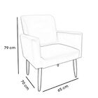 Kit Poltrona Com Namoradeira Decorativa Malibu Suede Branco