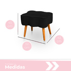 Kit Poltrona De Amamentação Com Balanço E 01 Puff Hope Para Q