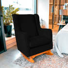 Kit Poltrona De Amamentação Com Balanço E 01 Puff Hope Para Q