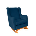 Kit Poltrona De Amamentação Com Balanço E 01 Puff Hope Para Q