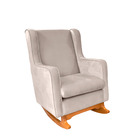 Kit Poltrona De Amamentação Com Balanço E 01 Puff Hope Para Q