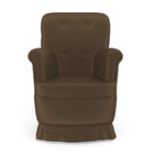 Kit Poltrona De Amamentação Pandora E Izar N-029 Veludo Capuc