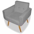 Kit Poltrona Decorativa Anitta Com Puff Redondo Pés Madeira S