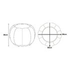 Kit Poltrona Decorativa Concha C/almofada E Puff Boucle Bege