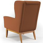 Kit Poltrona Decorativa Milena D02 Com Puff Viseo Veludo Telh