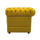 Kit Poltrona E Namoradeira Chesterfield Ana Suede Amarelo - D