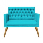 Kit Poltrona E Namoradeira Maria Capitonê Sala De Estar Recep