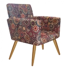 Kit Poltrona e Namoradeira Nina Mosaico E03 - Ahazzo Móveis