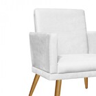 Kit Poltrona E Namoradeira Nina Rodapé Sala De Estar Recepção