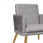 Kit Poltrona E Namoradeira Nina Rodapé Sala De Estar Recepção