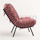 Kit Poltrona E Puff Costela Industrial Ferro Preto Sala De Es