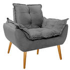 Kit Poltrona E Puff Opala Palito Corano - Doce Sonho Móveis -