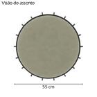 Kit Poltrona E Puff Puf Decorativo Wasse Veludo Moll