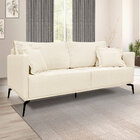 Kit Poltrona E Sofá Living 2 Lugares 1 80m Sirius Linho Pés M