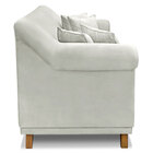 Kit Poltrona E Sofá Living 2 Lugares 1 80m Vênus Veludo Cinza