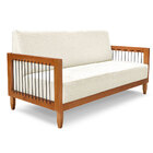 Kit Poltrona E Sofá Living 2 Lugares Marilia 1 60m Linho Natu