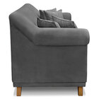 Kit Poltrona E Sofá Living 3 Lugares 2 20m Vênus Suede Cinza