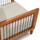 Kit Poltrona E Sofá Varanda Samoa Madeira Maciça Com Cordas N