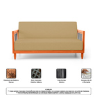 Kit Poltrona E Sofá Varanda Samoa Madeira Maciça Com Cordas N