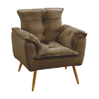 Kit Poltrona Namoradeira E 2 Poltronas Decorativas Beta Sued