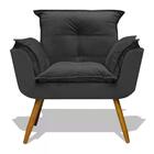 Kit Poltrona Opala Com Puff Opala - Grafite Grafite