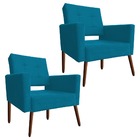 Kit Poltronas Vanessa Turquesa